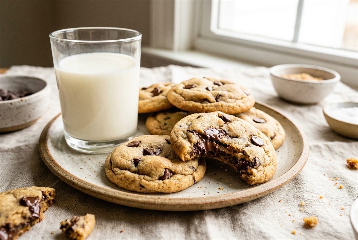 Cookies Without Eggs (Soft & Chewy Eggless Chocolate Chip)