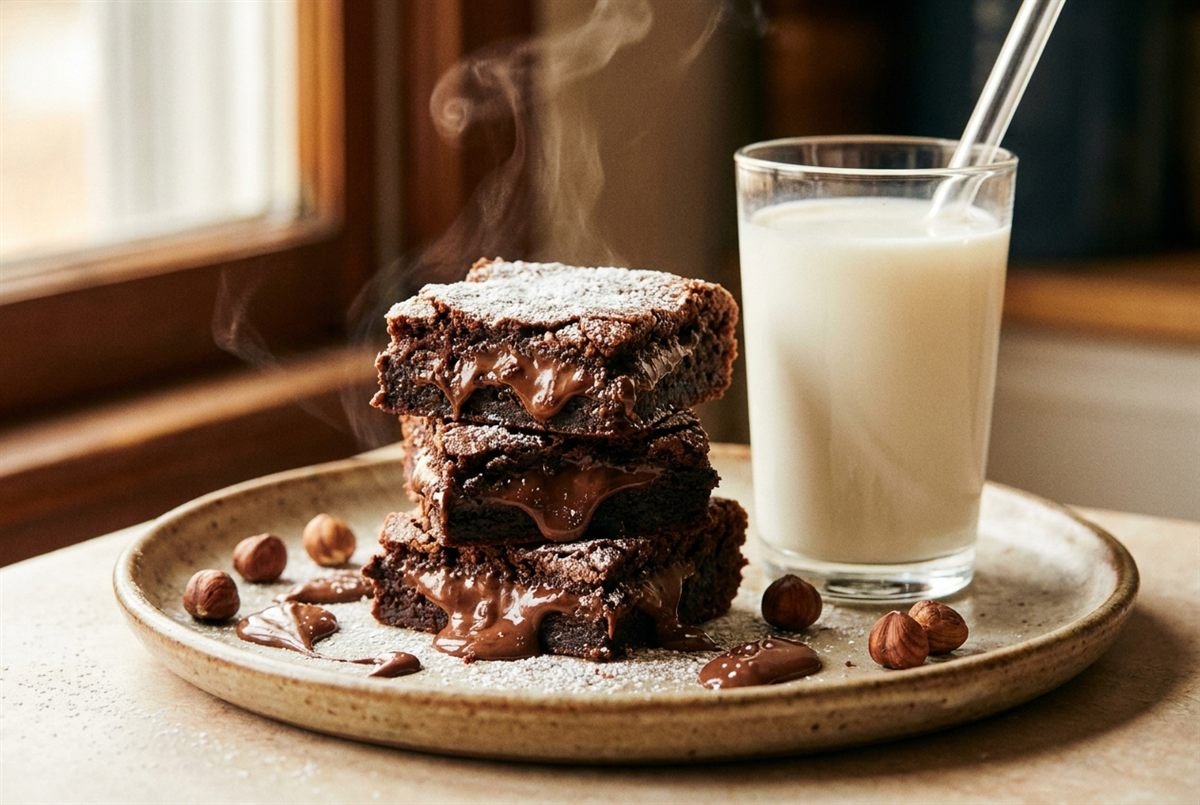 A quick homemade dessert served warm, ready in minutes.